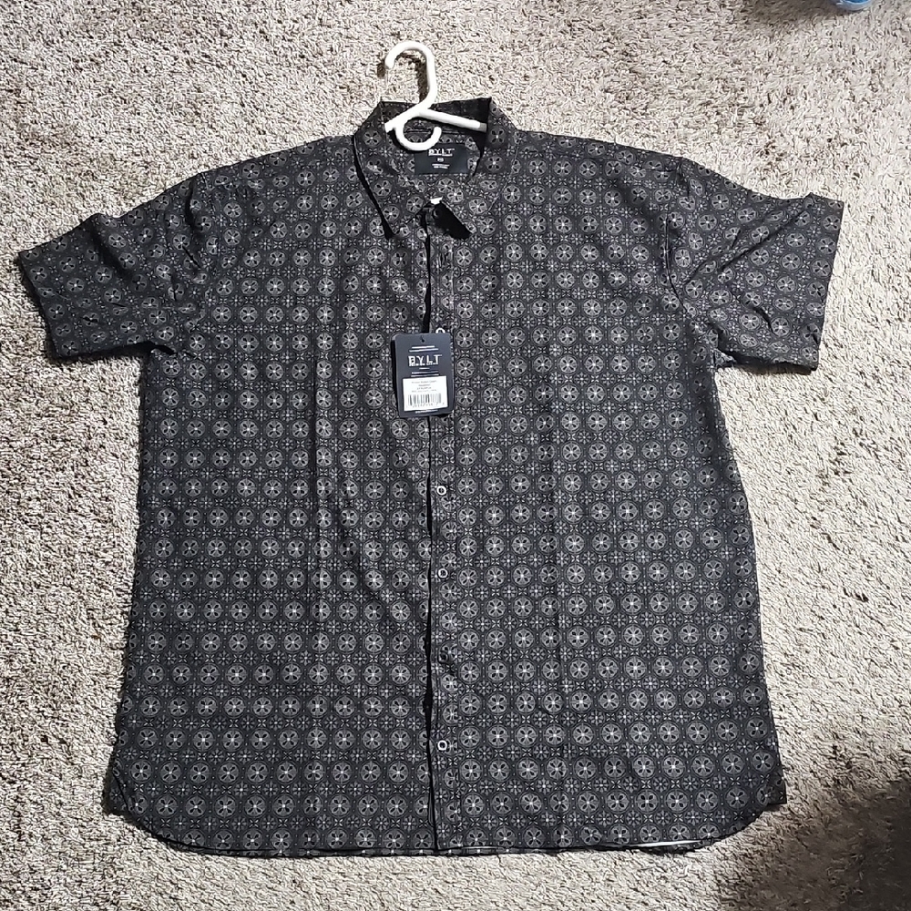 BYLT Basics Riviera Casual Button-Down Shirt NEW